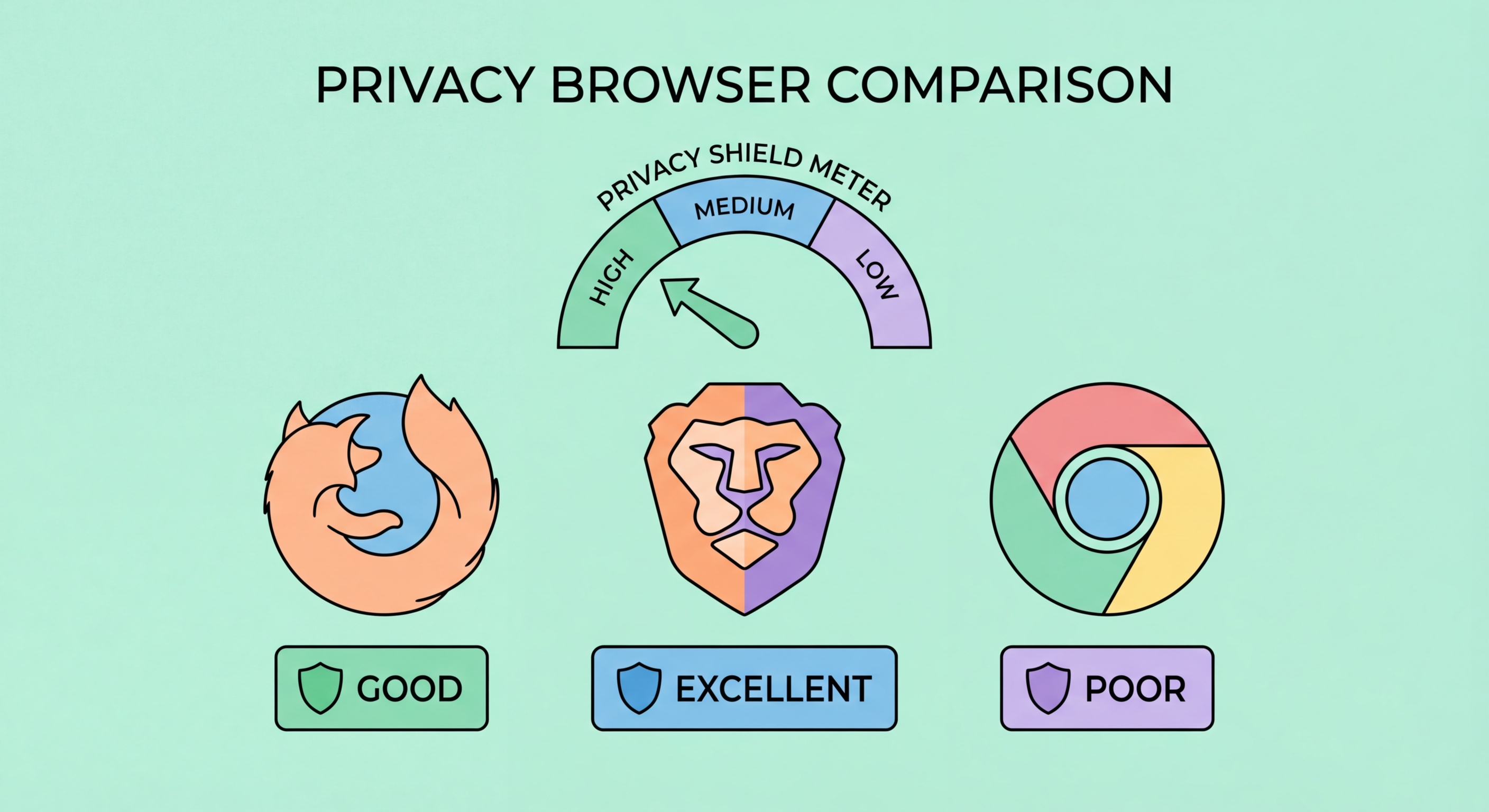 Best privacy browsers comparison 2026