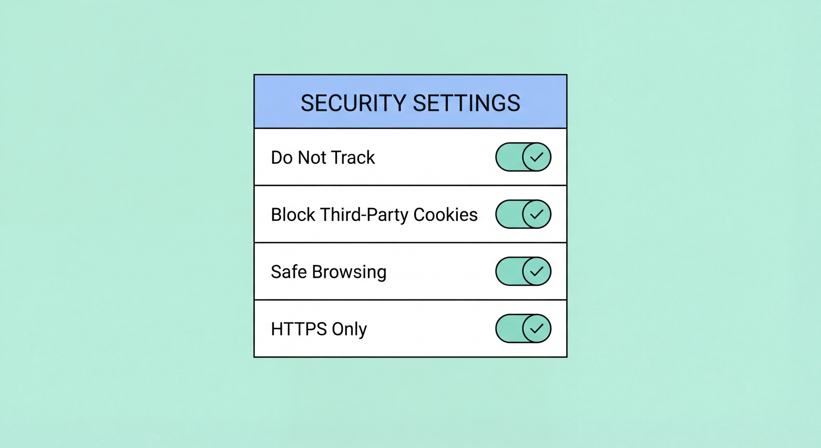 Best browser security settings