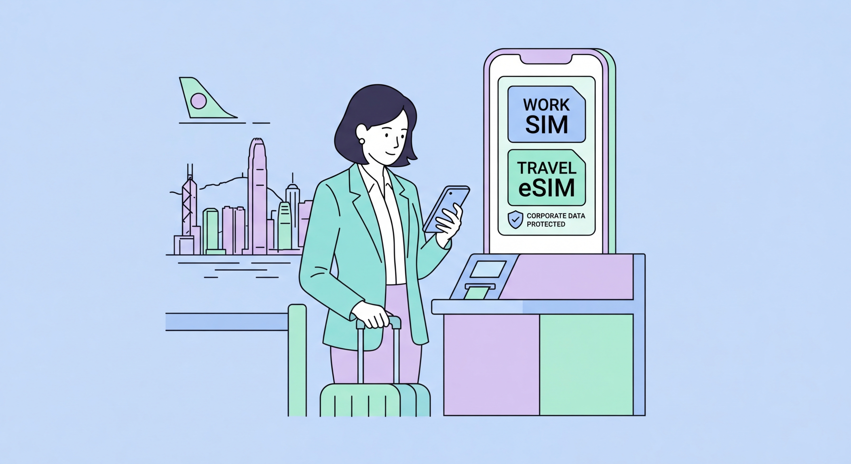 eSIM for business travel from Hong Kong