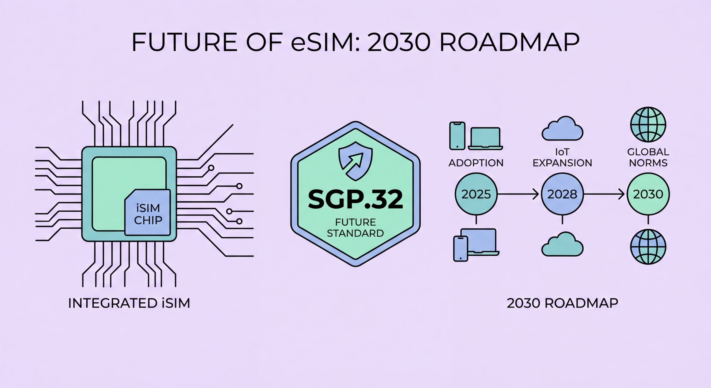 Future of eSIM technology iSIM SGP.32