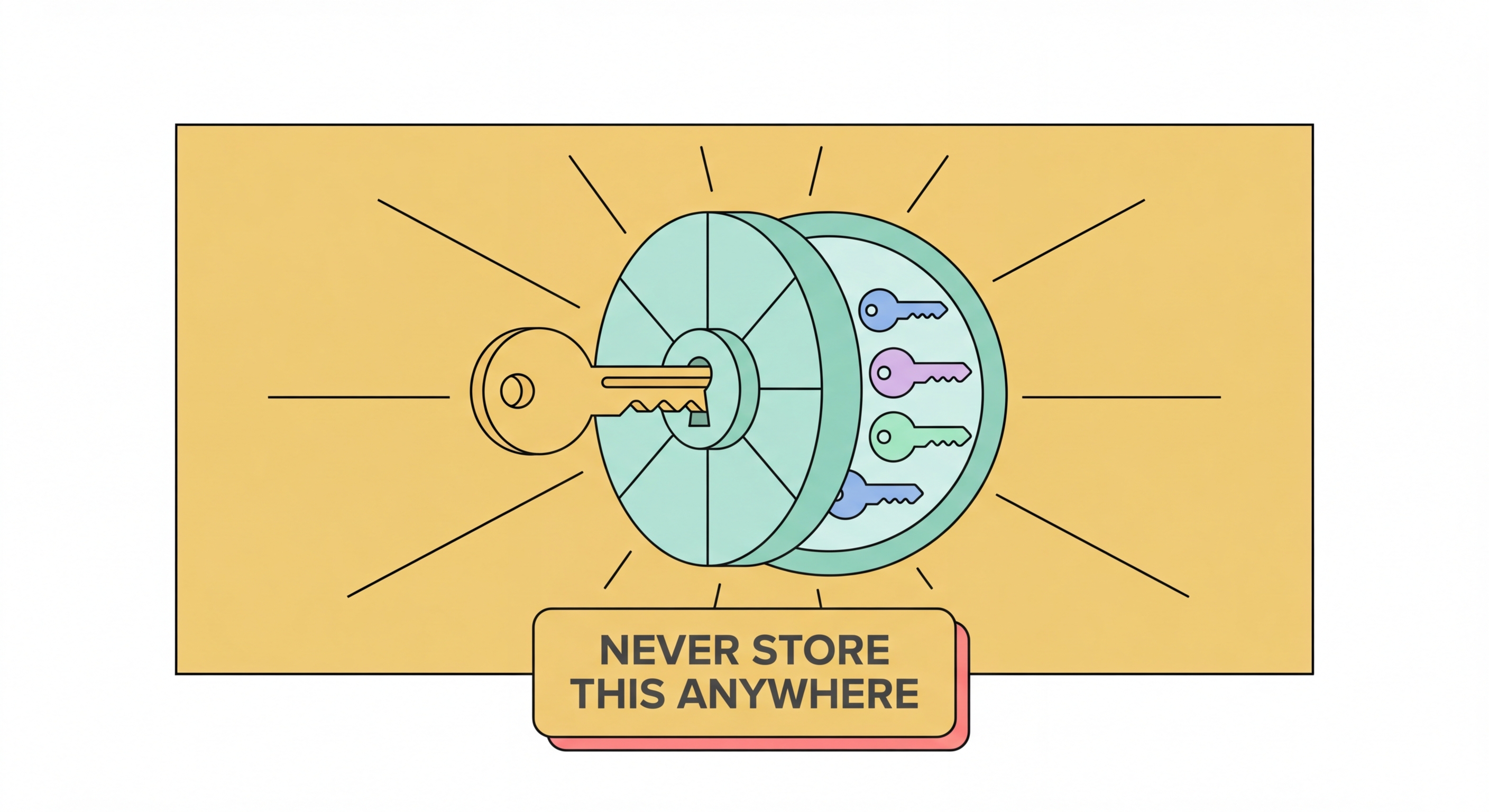 Master password best practices for password manager vault