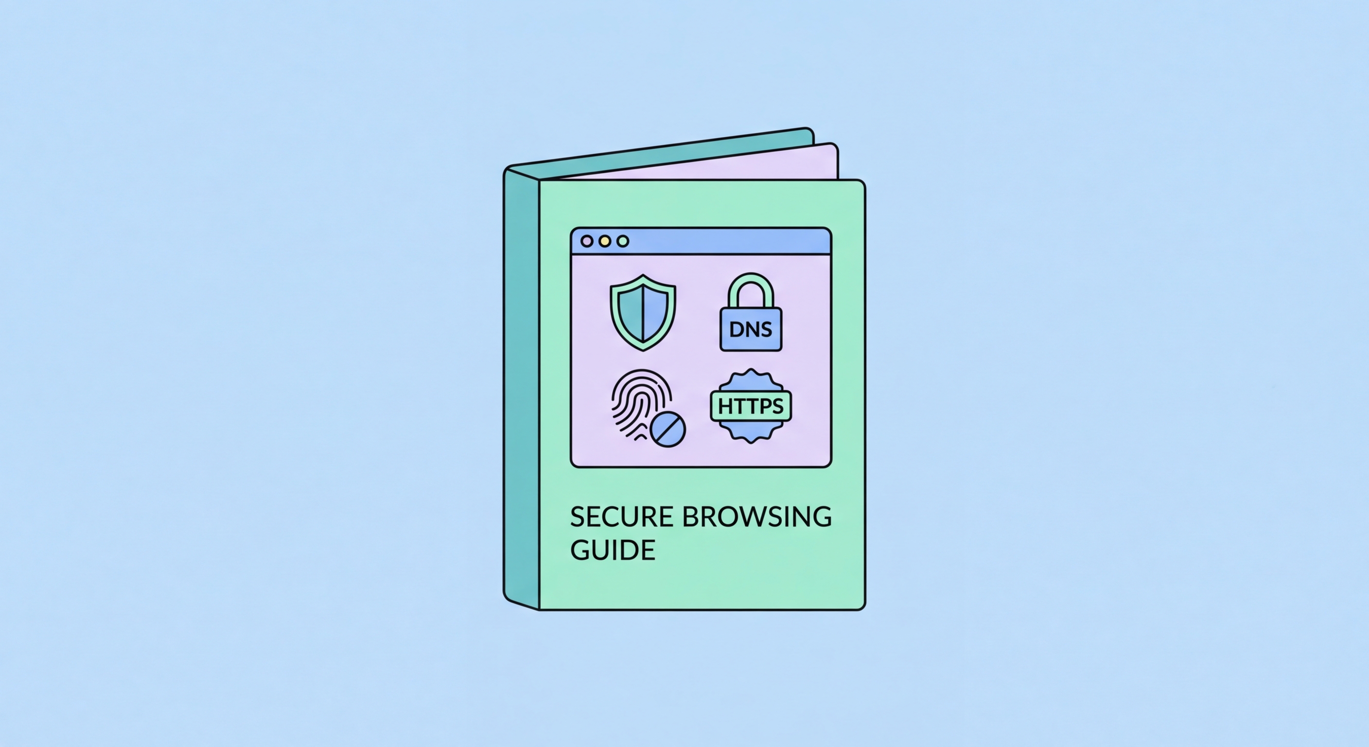 Secure browsing guide illustration