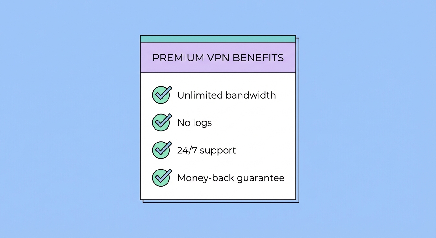 Paid VPN features and benefits overview
