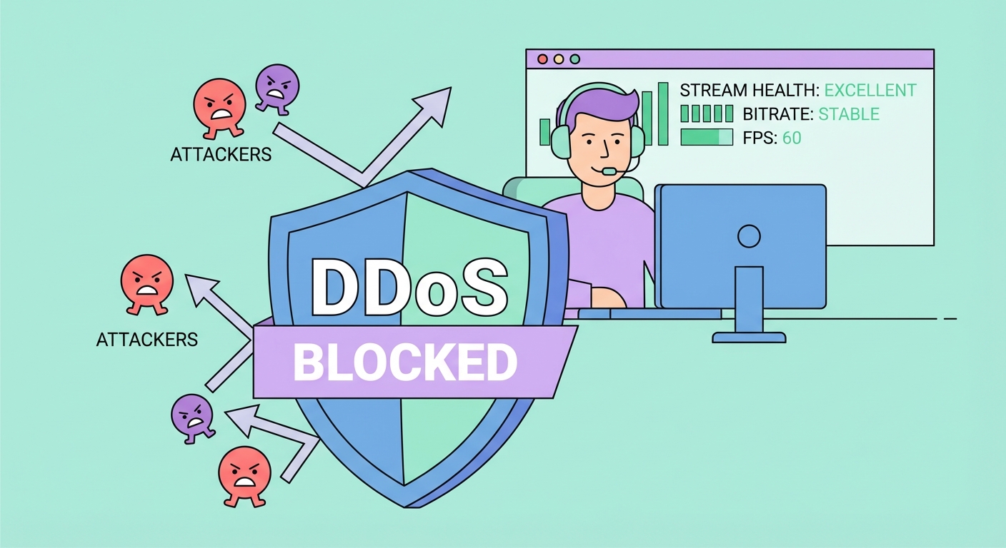 DDoS protection for gamers using VPN
