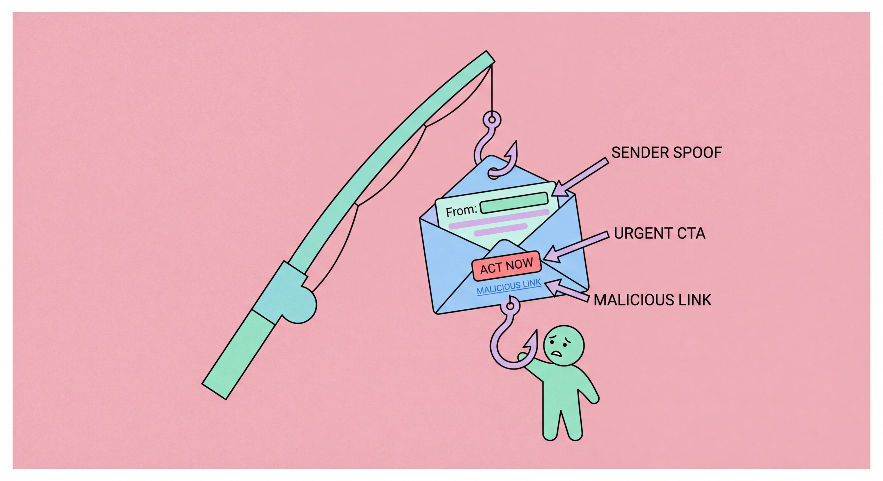 What is phishing attack illustration