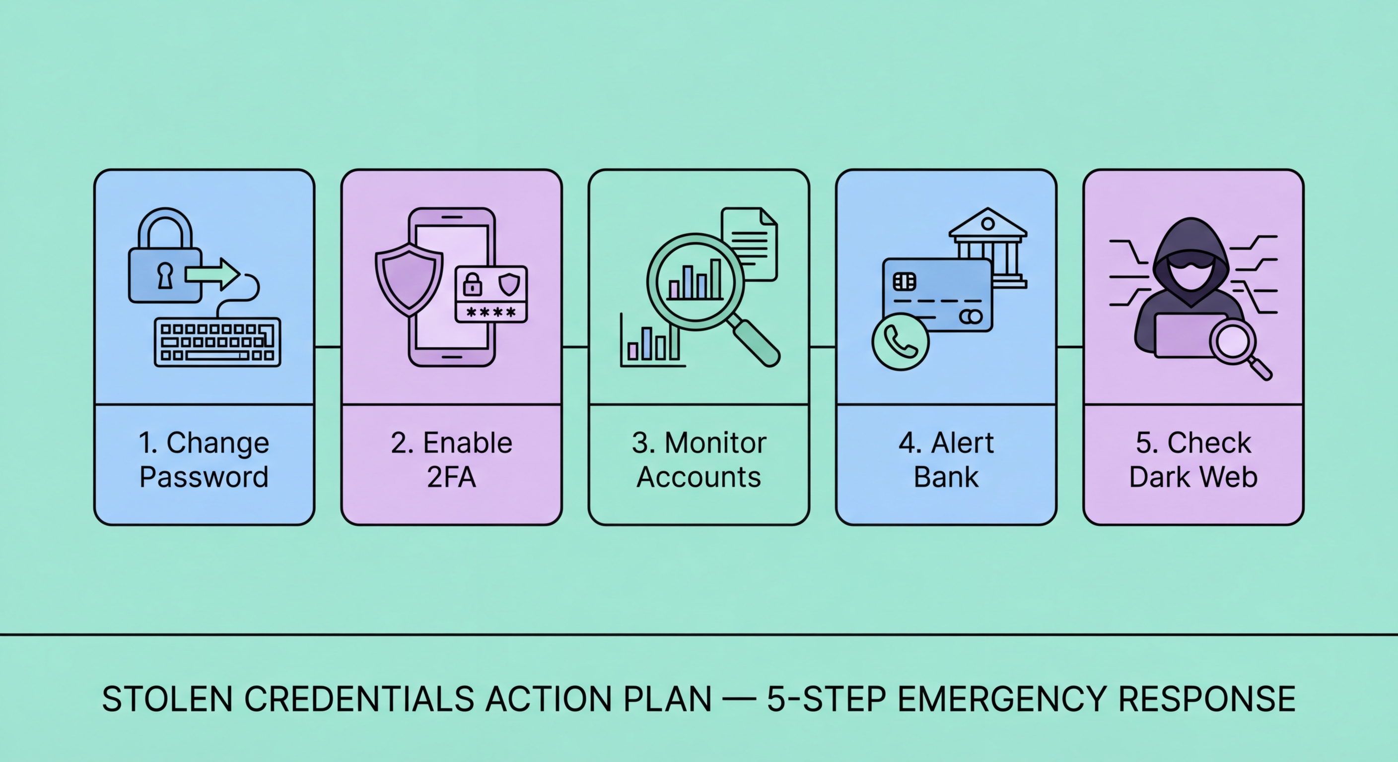What to do if credentials stolen action plan